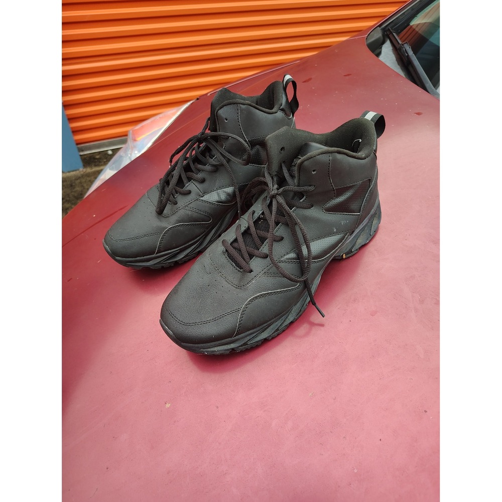 Joomra Mens High Top Athletic Sneakers Black‎ Lace Up Shoes Size US 11 EU 45